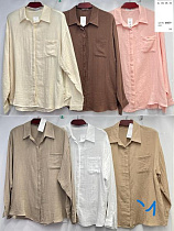 Рубашка Base 4021-3-1 beige - делук