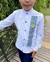 Вышиванка Nik 55966 white - делук
