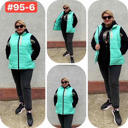 Жилетка Romeo Life 95-6 l.green - делук