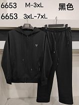 Костюм Спорт Vanda 6653 black (M-3XL) - делук