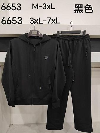 Костюм Спорт Vanda 6653 black (M-3XL) - делук