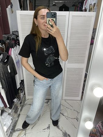 Футболка Karon 8216 black - делук