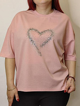 Футболка Kosta A103 pink - делук