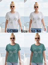 Футболка Kaffir Lily C528 green - делук