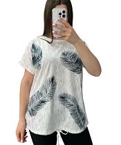 Футболка Levisha 25065 white - делук