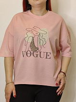 Футболка Kosta A101 pink - делук