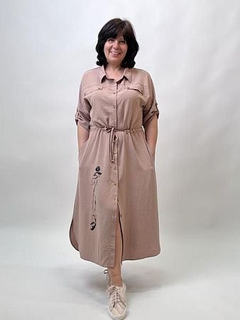 Платье Liart 652 beige - делук