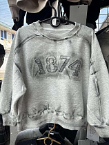 Свитер Delfinka 80536 grey - делук