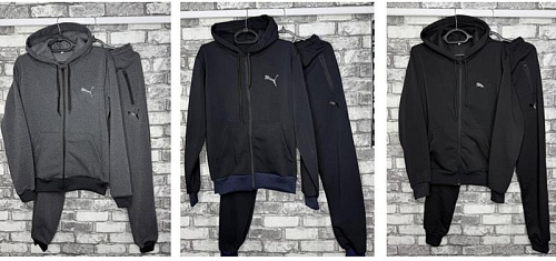 Костюм Спорт Shon S1385 black - делук