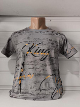 Футболка Panda 1723 grey - делук