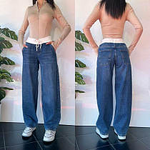 Джинсы Three Black Women TB75 blue - делук