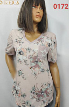 Футболка Lida 0172 beige - делук