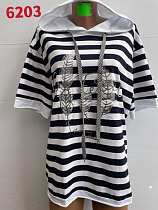 Футболка Gertie 6203 white - делук