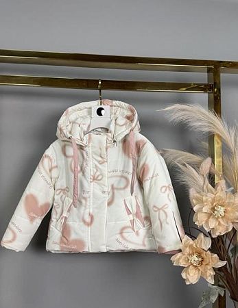 Куртка Delfinka M877 white-beige - делук
