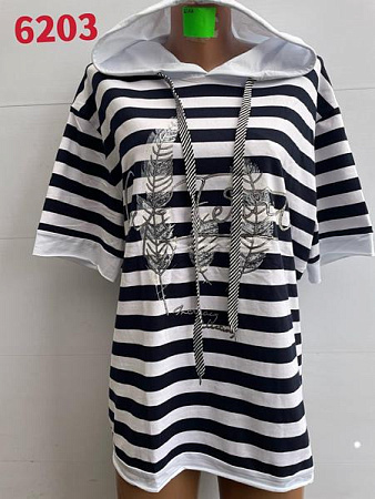 Футболка Gertie 6203 white - делук