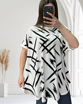 Футболка Elena&Vika 25008 white - делук