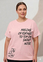 Футболка Newe 400-1 pink - делук