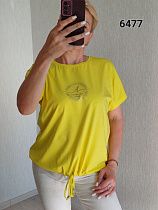 Футболка Fsn 6477 yellow - делук