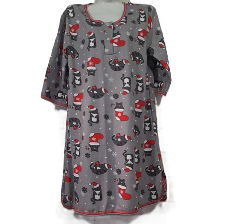 Ночнушка Akvarel A199 grey - делук