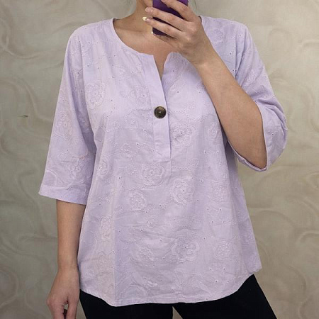 Блузка Levisha 26029 lilac - делук