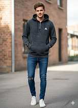 Худи Moranny MR654 black - делук