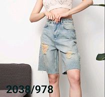 Шорты Jeans Style 2038-978 l.blue - делук