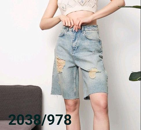 Шорты Jeans Style 2038-978 l.blue - делук