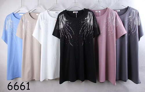 Футболка Jjf 6661 mix - делук