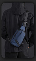 Бананка Fashion Bag 2113-2 blue - делук