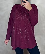 Свитер Dgmd 25202 wine - делук
