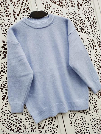Свитер Lora LR736 l.blue - делук