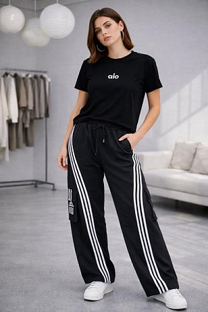 Штаны Спорт Zalov ZW1364 black - делук