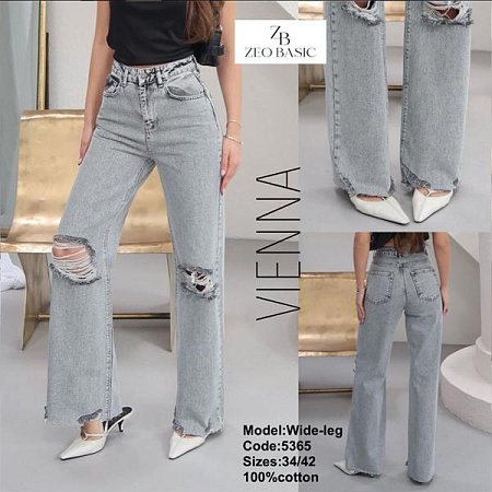 Джинсы Jeans Style 5365 l.grey - делук