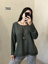 Свитер Fsn 703 green - делук