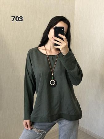 Свитер Fsn 703 green - делук