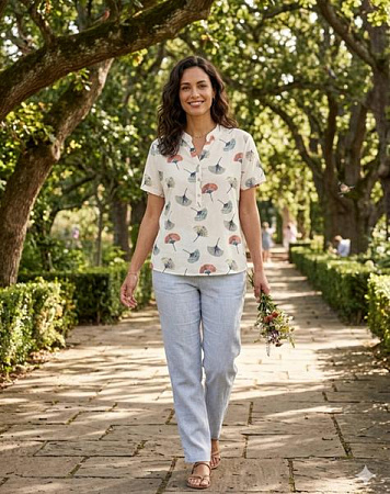 Блузка Orange Chinese 297 milk - делук