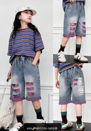 Шорты Balen 9807 blue-pink - делук