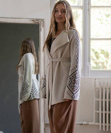 Кардиган Liza Brend 1104 l.grey - делук