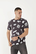 Футболка F.T.H F907 grey - делук