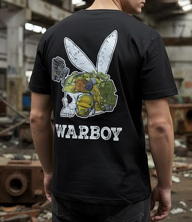 Футболка Madoka 1301 black - делук