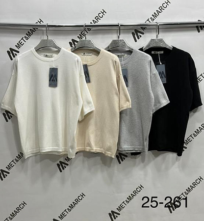 Футболка Met&March 25-261 black - делук