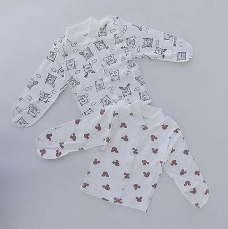 Кофта Meloria ML1680 white-brown - делук