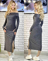Платье Karolina KR396 grey - делук