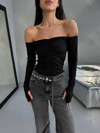 Свитер Arina 4257 black - делук