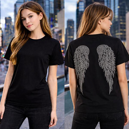 Футболка Karolina KR496 black - делук