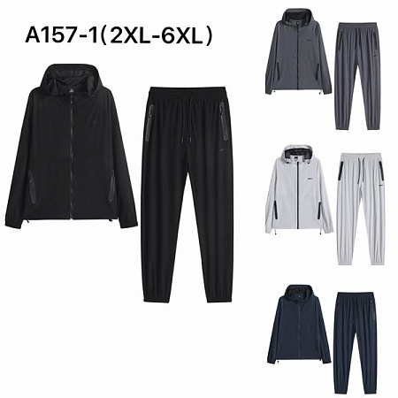 Костюм Спорт Liopt A157 black - делук