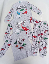 Пижама Meloria 1005-1 grey-orange - делук