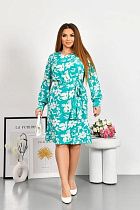 Платье Iren Veles 1023-1 l.blue - делук