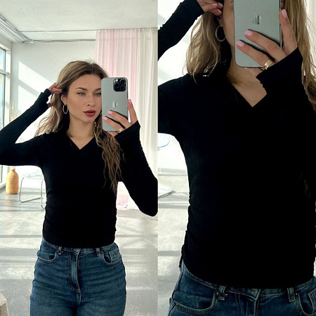 Свитер Arina 5143 black - делук