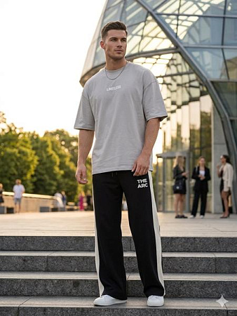 Футболка Moranny MK1657 grey - делук